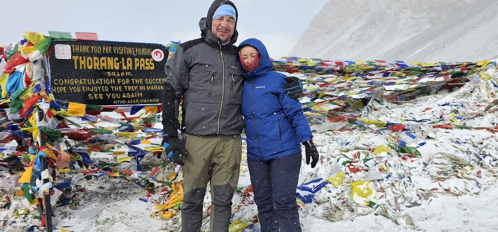 Liviu Olos at Thorang-La Pass, Nepal, 5400m altitude
